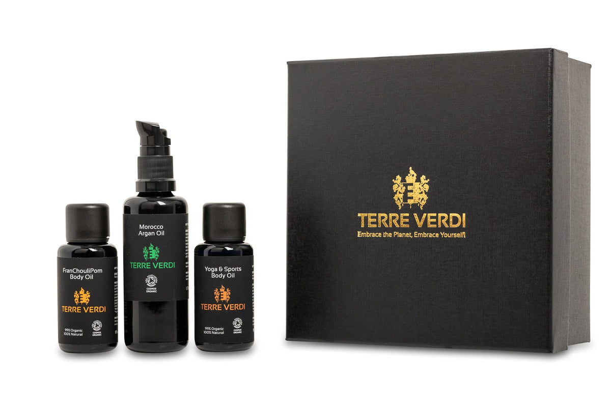 The Face & Body Oil Box – Organic Bodycare Gift Set